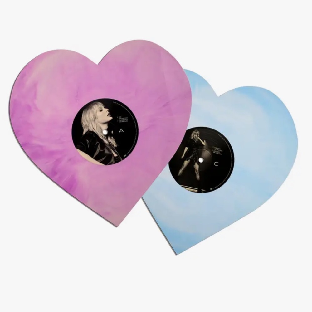 Taylor Swift Lover (Live From Paris) - Heart Shaped Vinyl